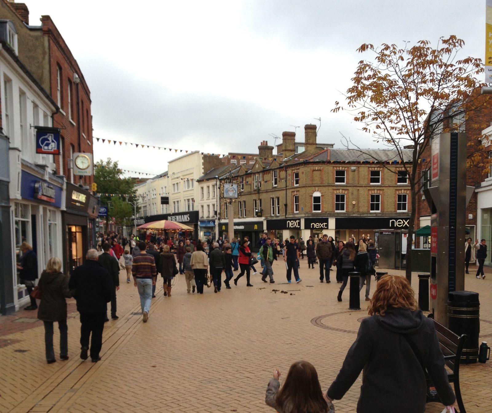 Chelmsford High Street, crying out for investment from the council.